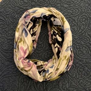 J.Jill beautiful floral infinity scarf